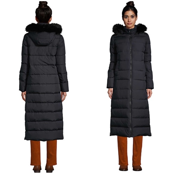 Lands end down maxi winter coat - Picture 4 of 6